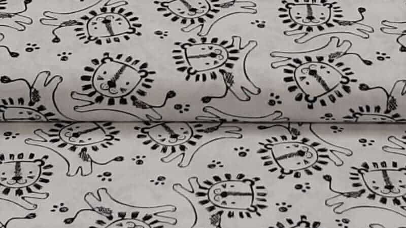 Cotton Fabric With A Safari And Paw Print - Christina's Fabrics Online Superstore.  Shop now 