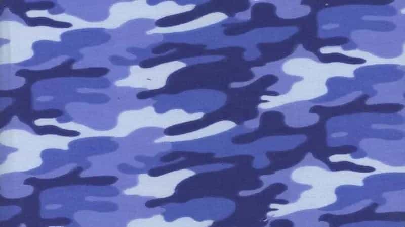 Flannel Fabric In A Blue Camouflage - Christinas Fabrics Online Superstore.  Shop now 
