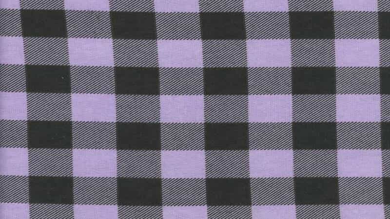 Flannel Fabric In A Lavender Color With A Buffalo Plaid Print - Christina's Fabrics Online Superstore.  Shop now 