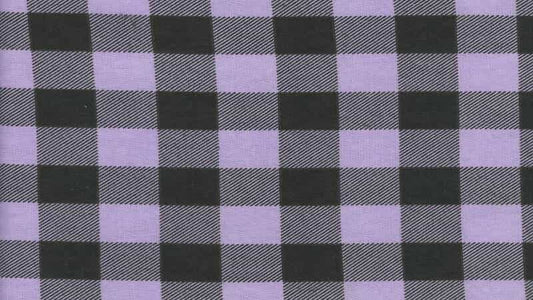 Flannel Fabric In A Lavender Color With A Buffalo Plaid Print - Christina's Fabrics Online Superstore.  Shop now 
