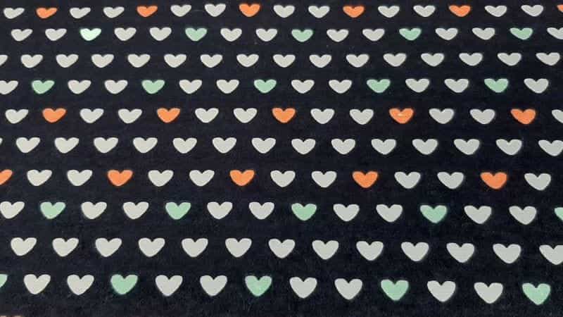 Flannel Fabric In Navy Heart Print - CHRISTINA'S FABRICS GREAT PRICES QUALITY FABRICS.  Shop now 