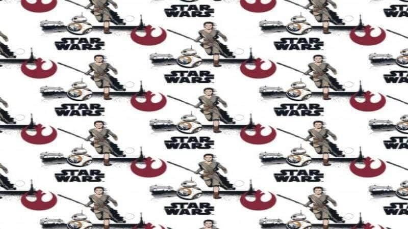 Flannel Fabric - Star Wars V11 - The Force Returns - White - $5.25 - Christina's Fabrics - Online Superstore.  Shop now 