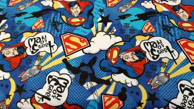 Flannel Fabric Superman Print - Christina's Fabrics Online Superstore.  Shop now 