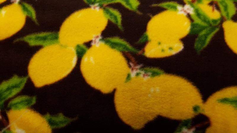 Fleece Fabric In A Dark Brown Print - Christina's Fabrics - Online Superstore.  Shop now 