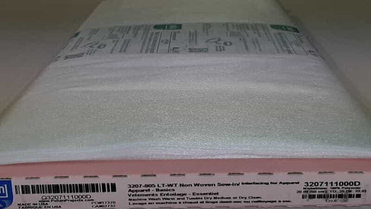 Interfacing Sew-in | Non-Woven | Lt Wt | Pellon - Christina's Fabrics Online Superstore.  Shop now 