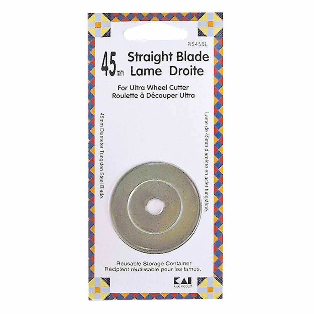 KAI Ultra Rotary Cutter Replacement Straight Blade - 45mm (13⁄4″) - Christina's Fabrics - Online Superstore.  Shop now 