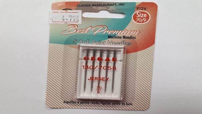 Sewing Machine Needles - For  Jersey Fabric 70/9 - Christina's Fabrics - Christina's Fabrics - Online Superstore.  Shop now 