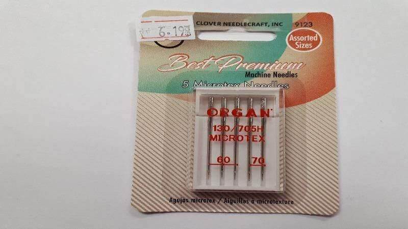 Sewing Machine Needles - Microtex 60 & 70 - Christina's Fabrics - Christina's Fabrics - Online Superstore.  Shop now 