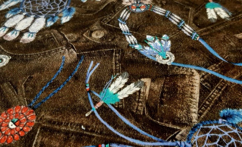 Cotton Fabric - Dream Catchers - Native