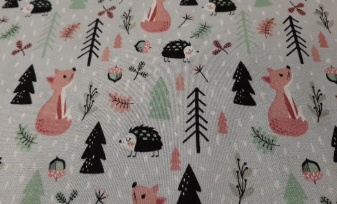 Cotton Fabric, Animals