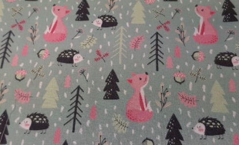 Cotton Fabric - Animals